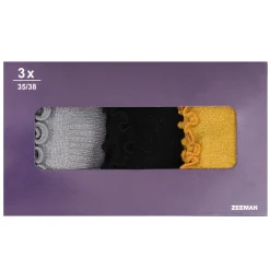 Zeeman Sokken^Giftbox met sokken - Zilver