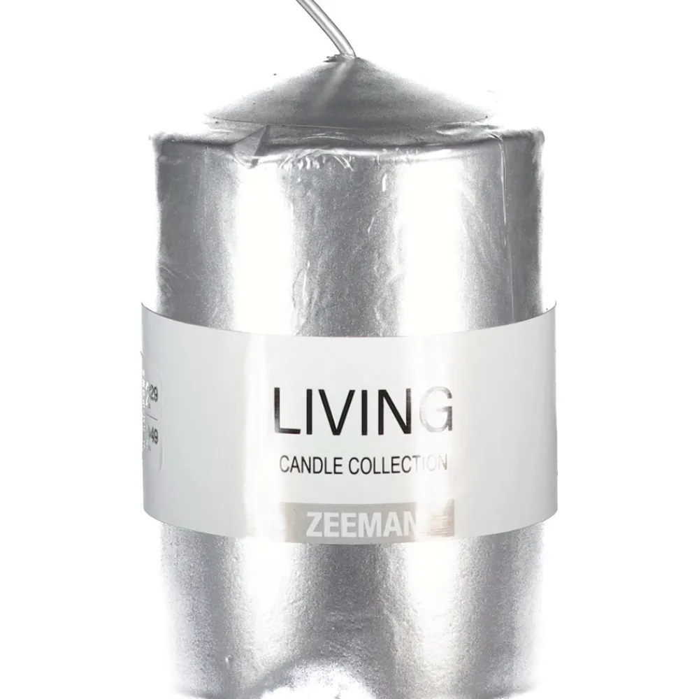 Zeeman Woonaccessoires^Kaarsen - Zilver