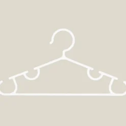 Zeeman Woonaccessoires^Kledinghangers - Wit