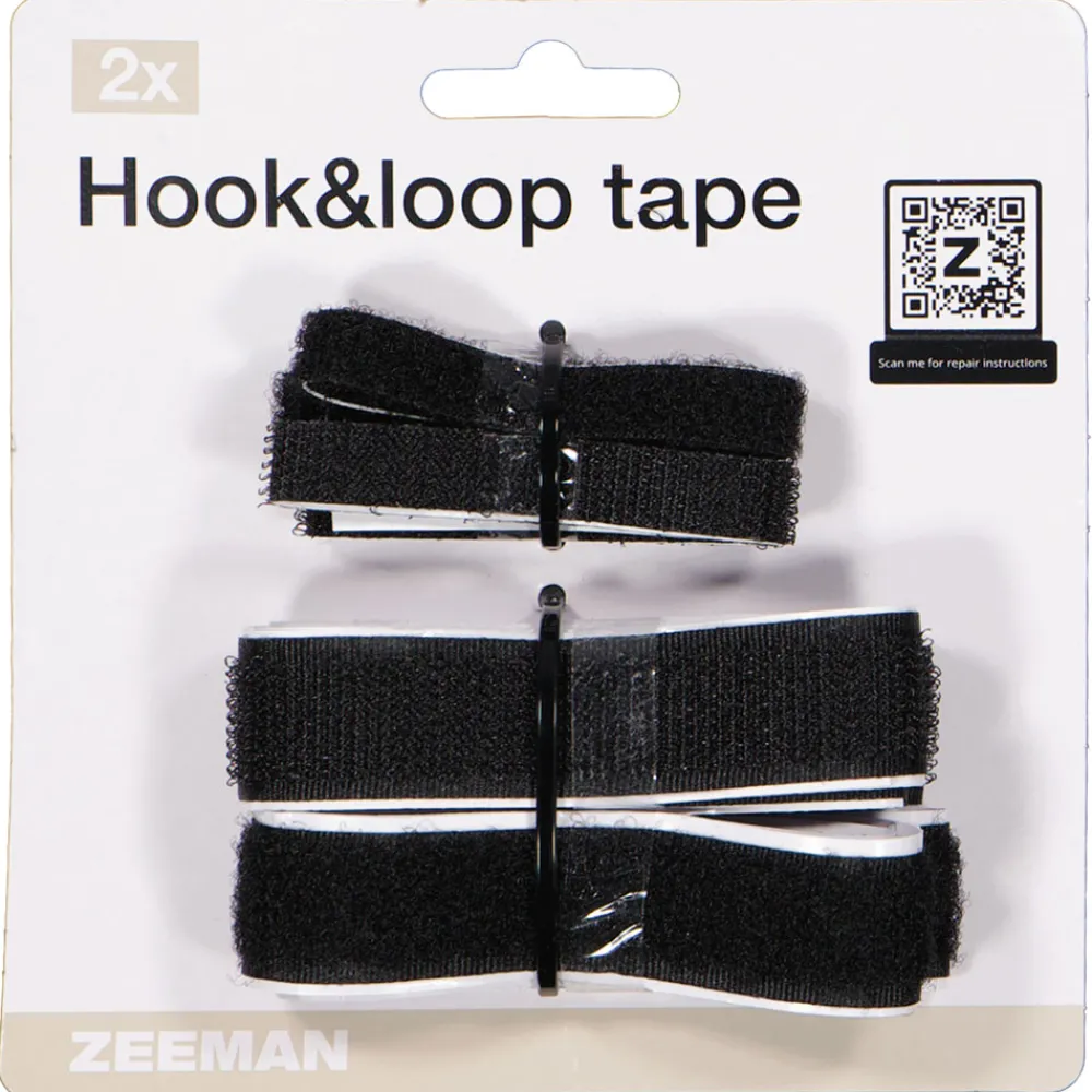 Zeeman Hobby^Klittenband - Zwart