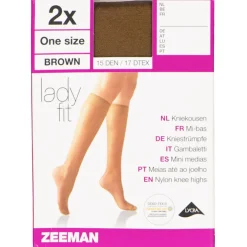Zeeman Kniekousen^Kniekousen - Bruin