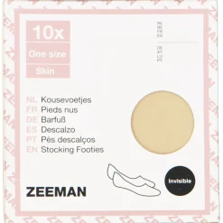 Zeeman Sokken^Kousenvoetjes - Wit