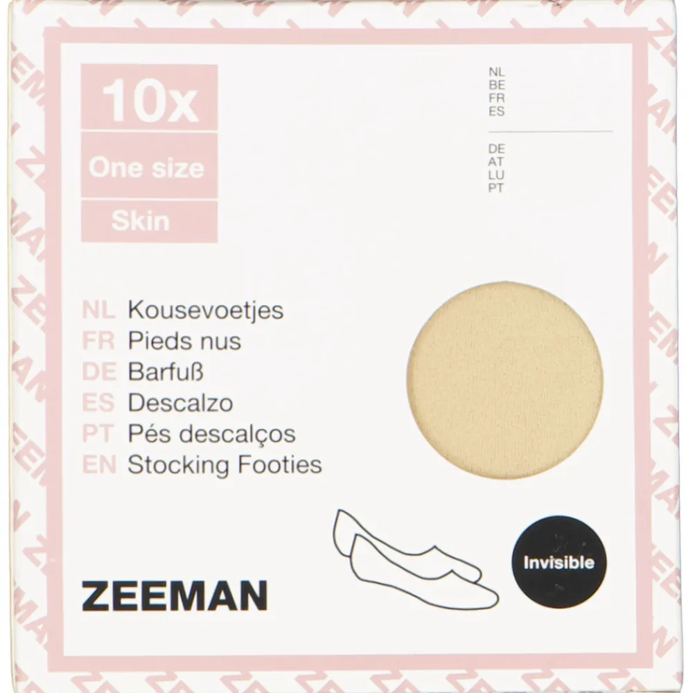 Zeeman Sokken^Kousenvoetjes - Wit