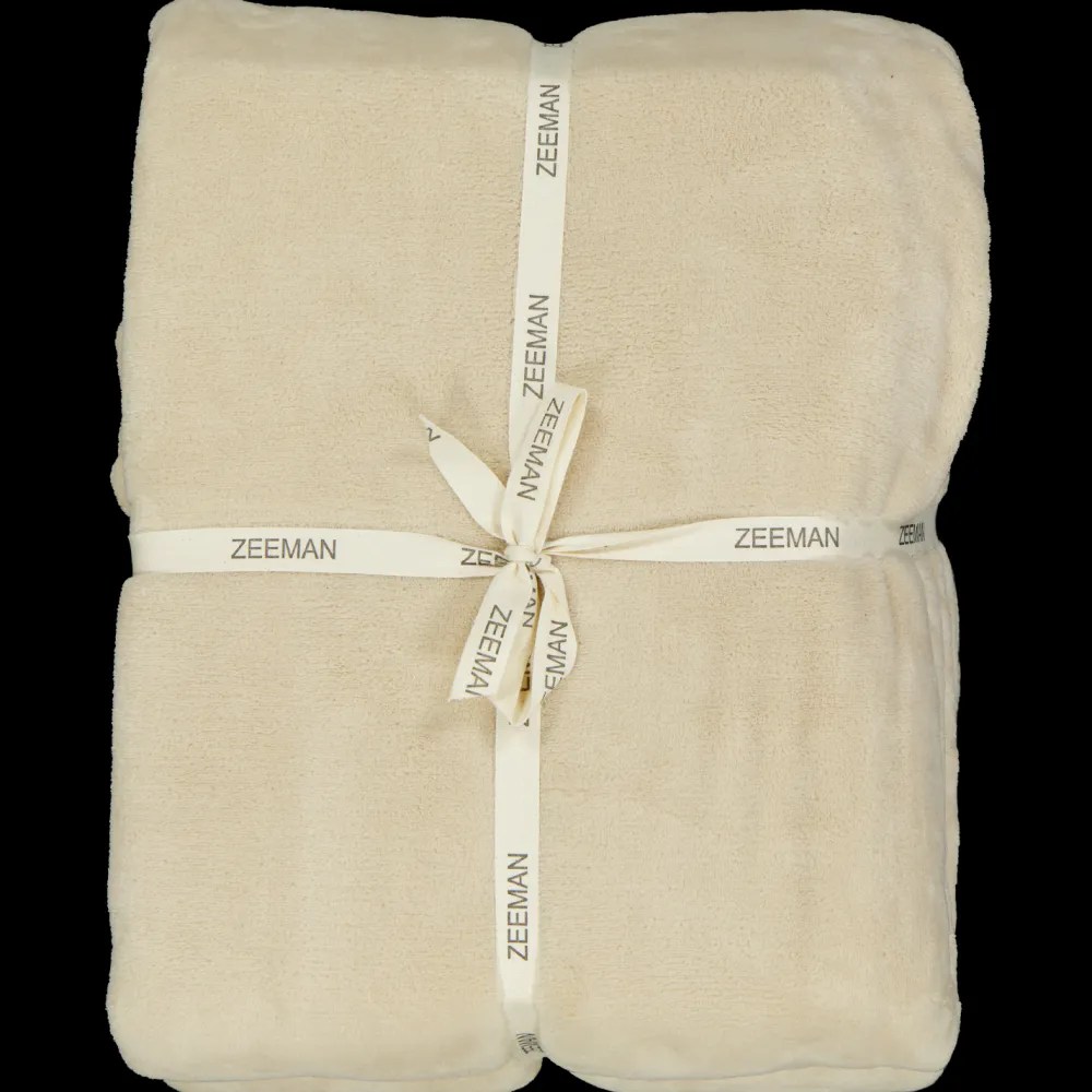 Zeeman Woonaccessoires|Plaids & Dekens^Plaid - Wit