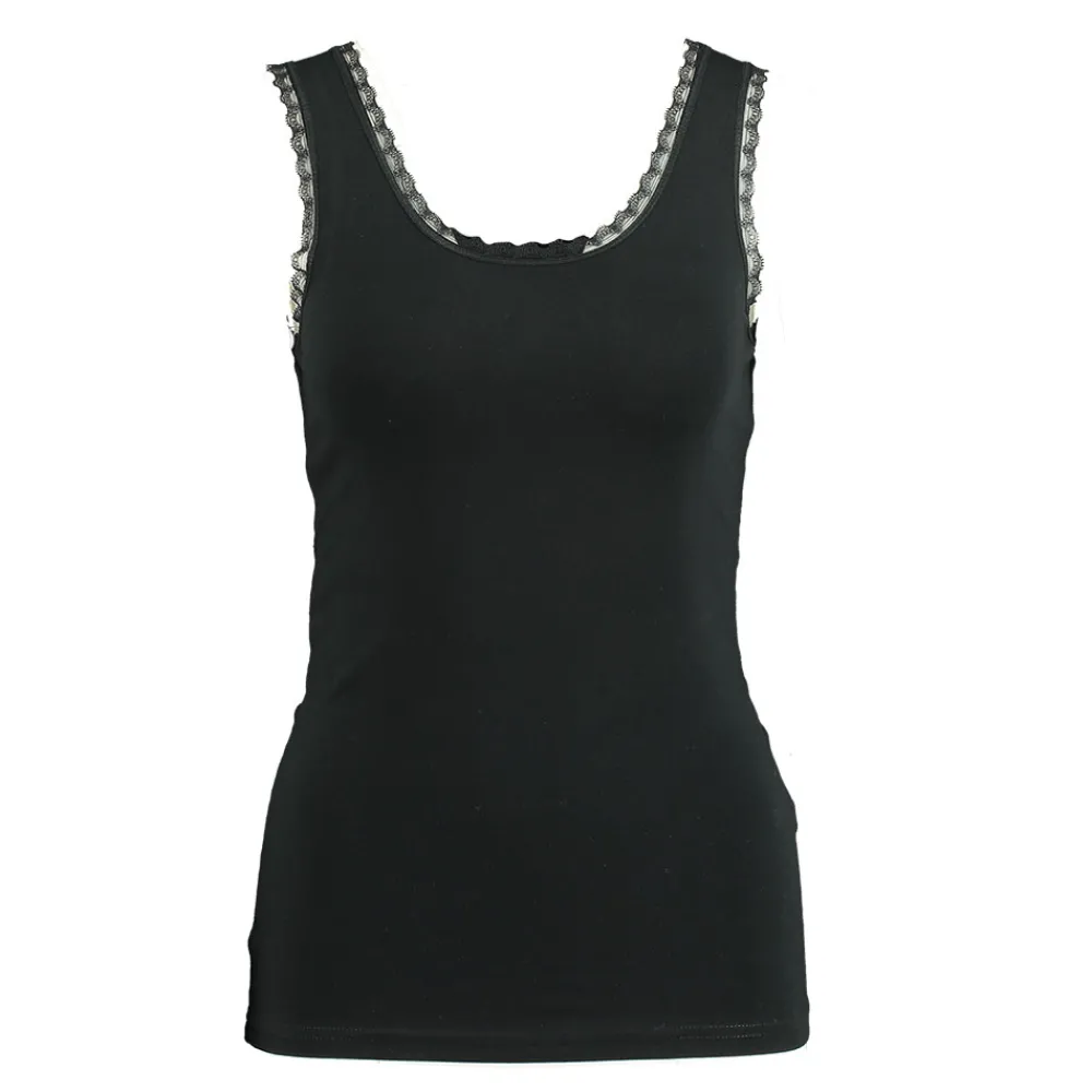 Zeeman T-shirts & Tops^Singlet - Zwart
