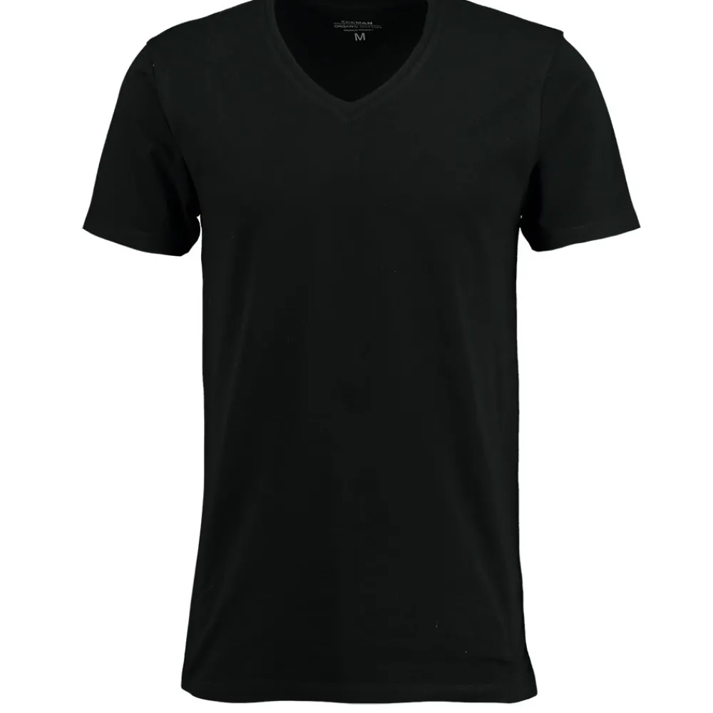 Zeeman T-shirts & Polo's|Basics^T-shirt - Zwart