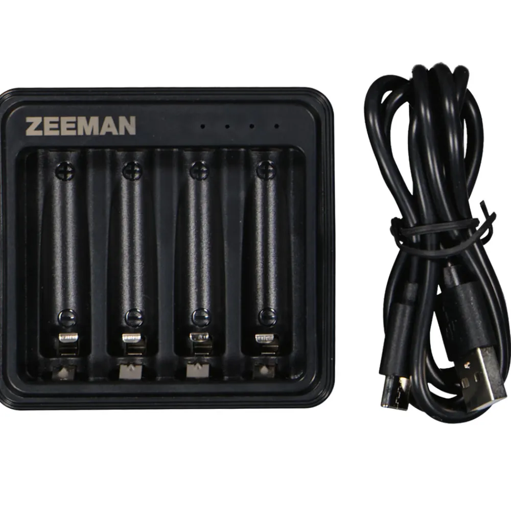 Zeeman Elektronica^USB-batterijlader - Zwart