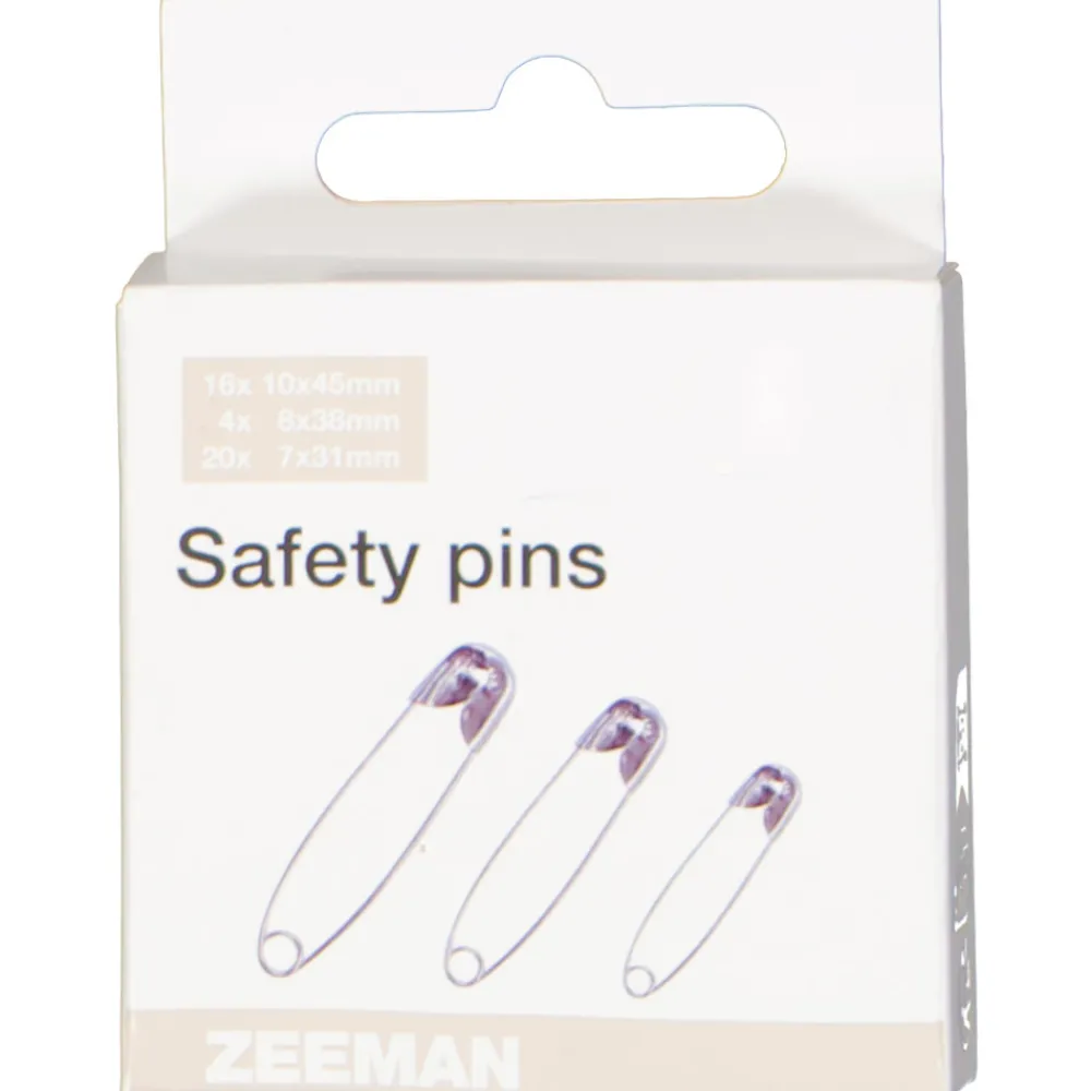 Zeeman Hobby^Veiligheidsspelden - Zilver