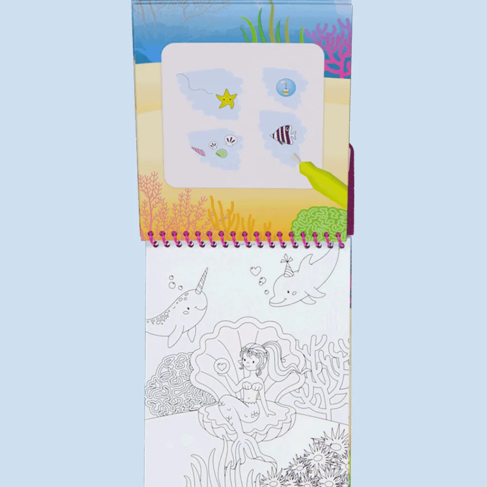Zeeman Hobby|Knutselen^Waterkleurboek - Paars