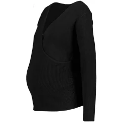 Zeeman Zwangerschapskleding|T-shirts & Tops^Zwangerschapsshirt - Zwart
